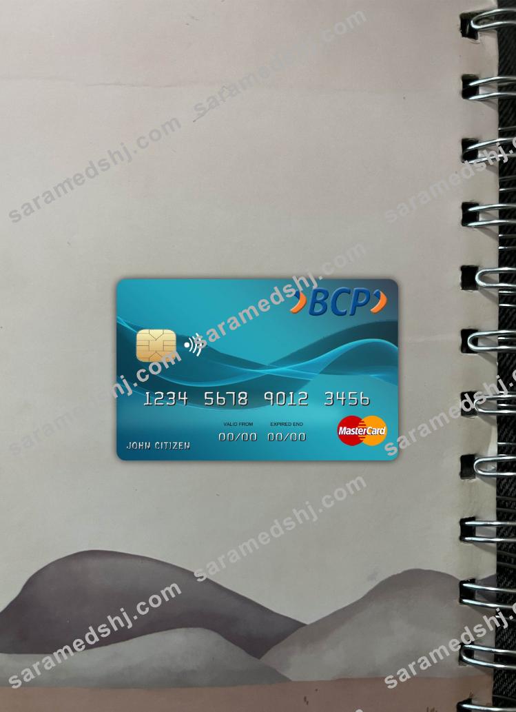 Bolivia Credito bank mastercard photolook front